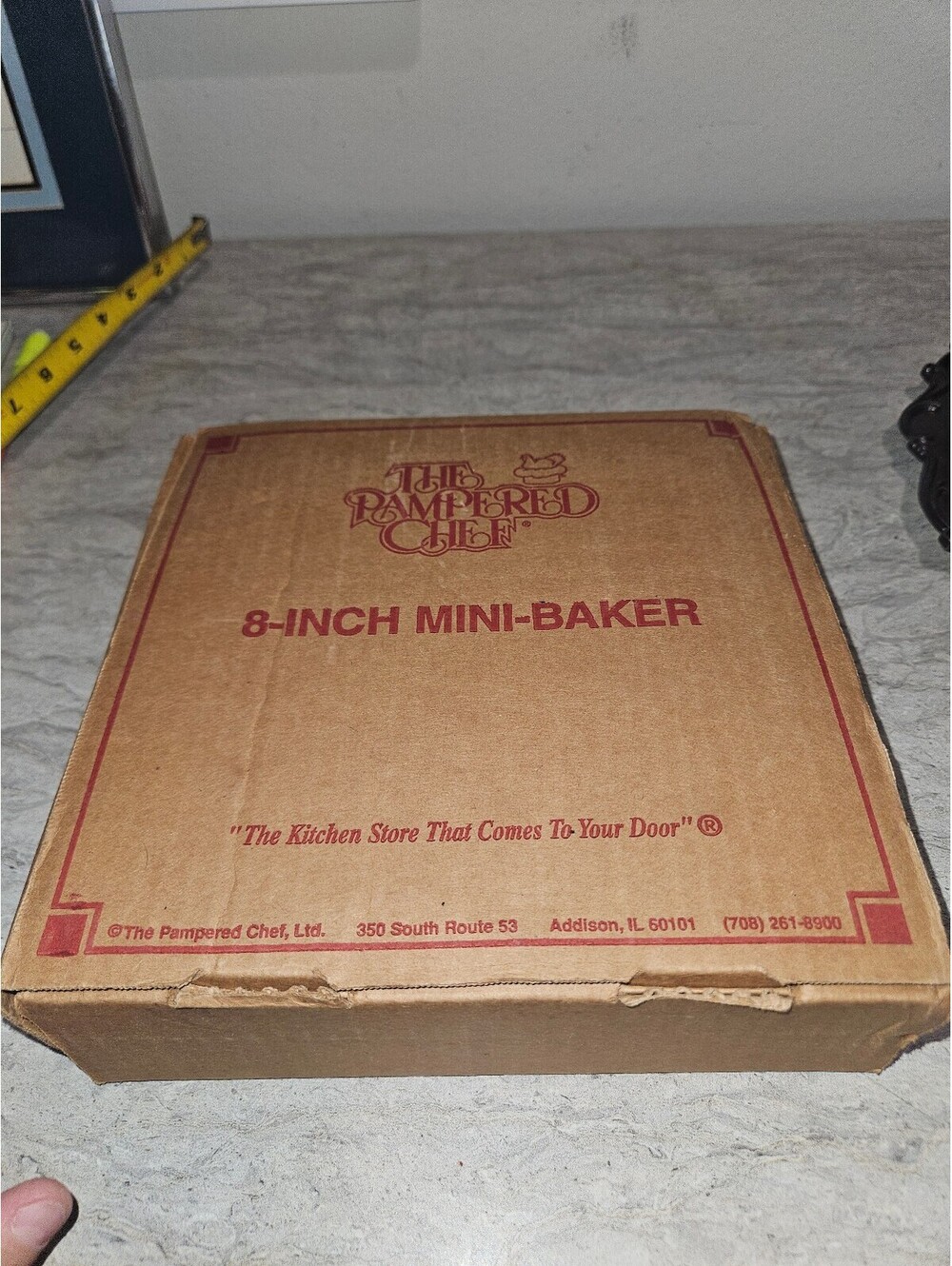 The Pampered Chef 8-Inch Mini-Baker Ceramic Baking Dish